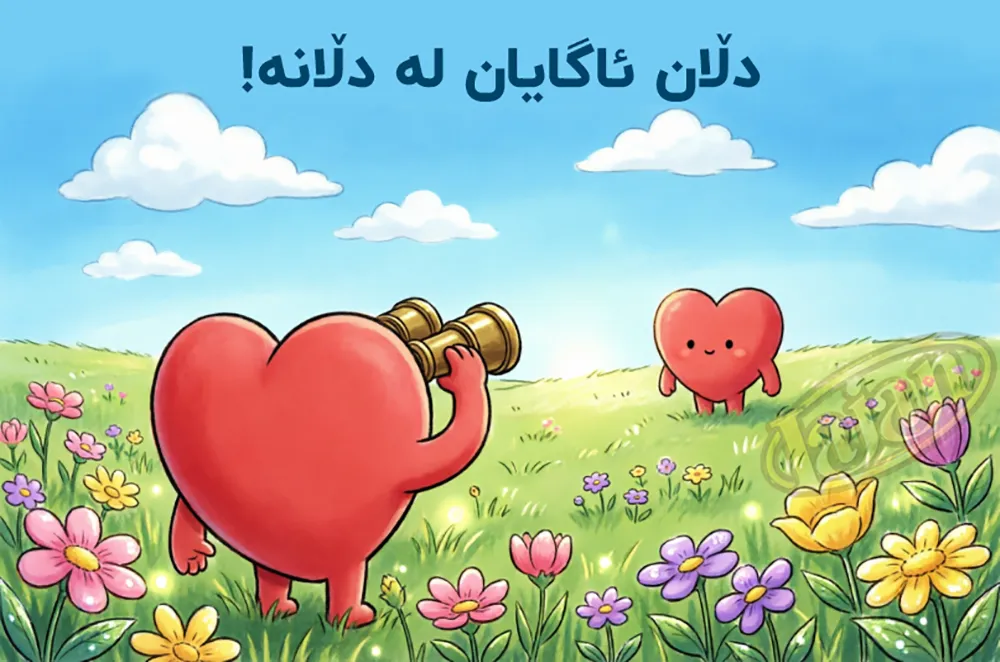 دڵان ئاگایان له‌ دڵانه‌