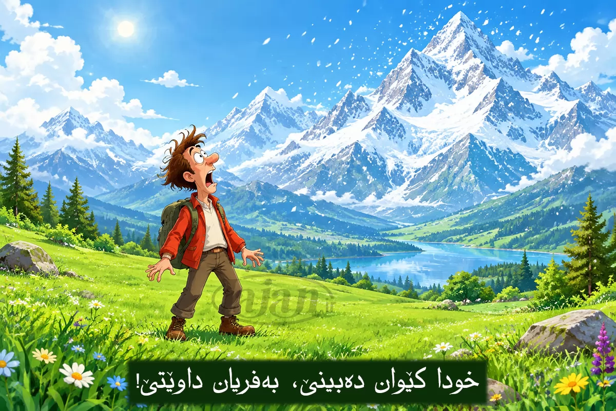 خودا کێوان دەبینێ...