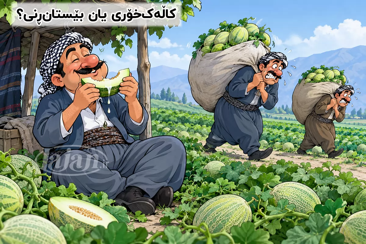 کاڵەک‌خۆری یان بێستان‌ڕنی؟!